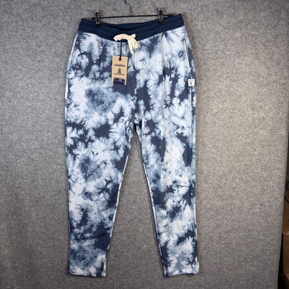 Chubbies The Far Outs Sweatpants Tie Dye Lounge Wear Joggers Men's Large